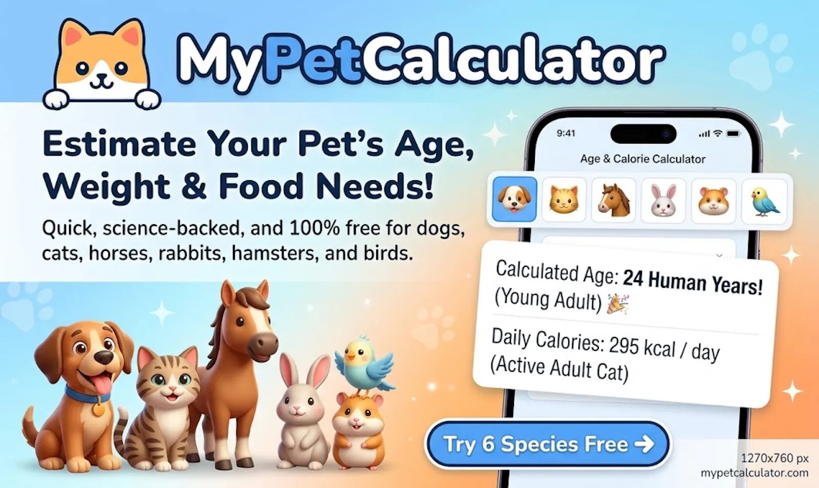 MyPetCalculator screenshot 1