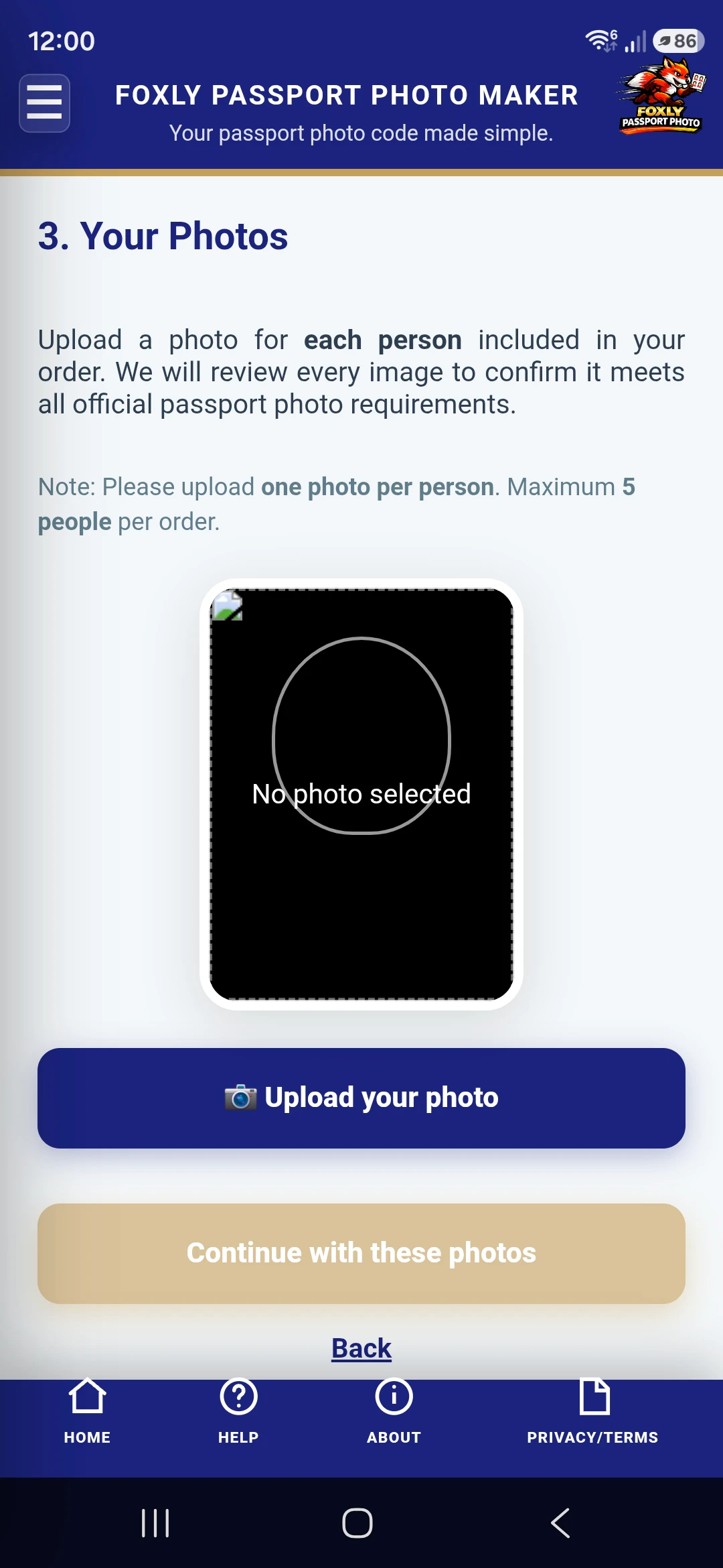 Foxly Passport Photo Maker screenshot 5
