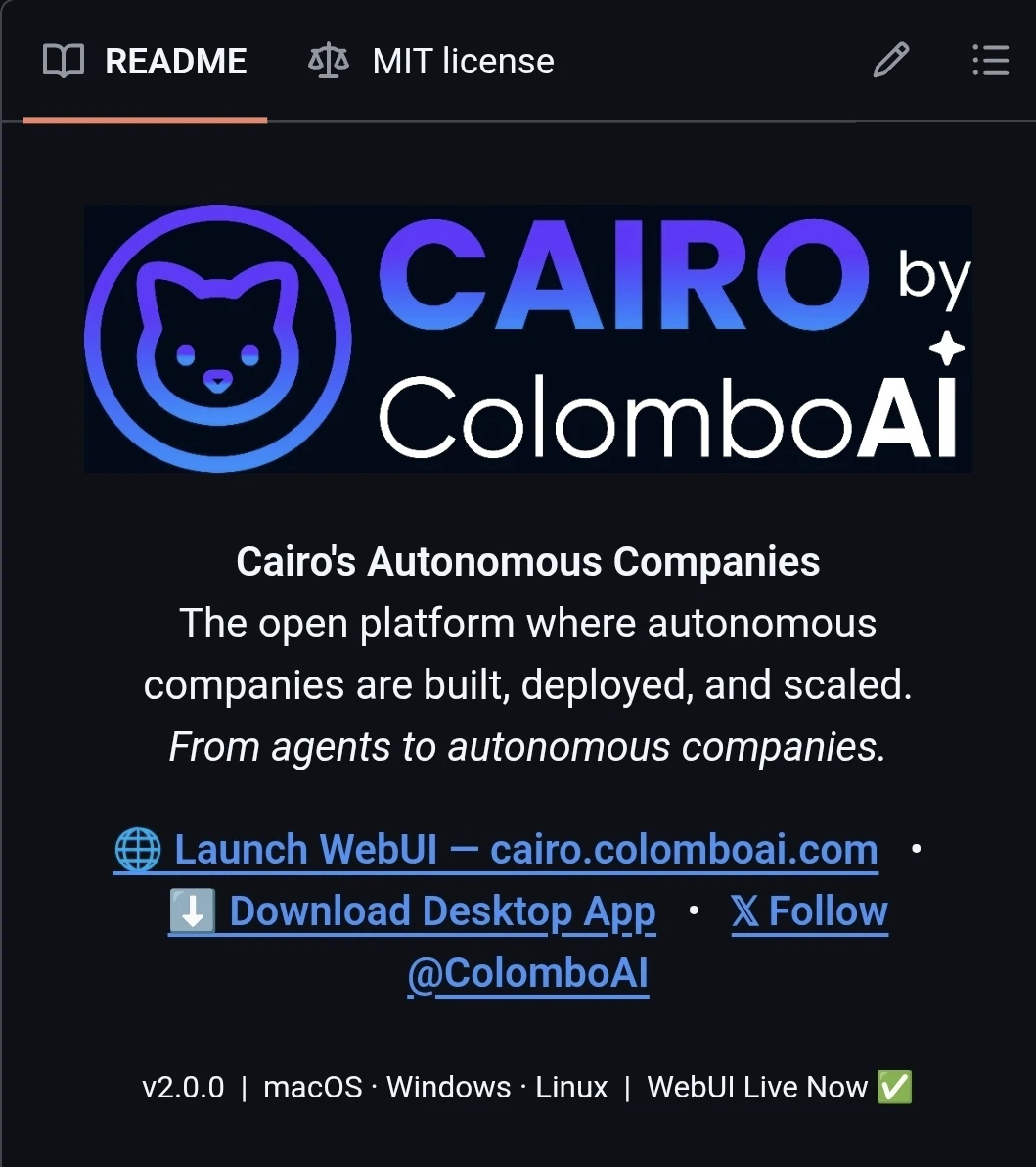 Cairo By ColomboAI logo