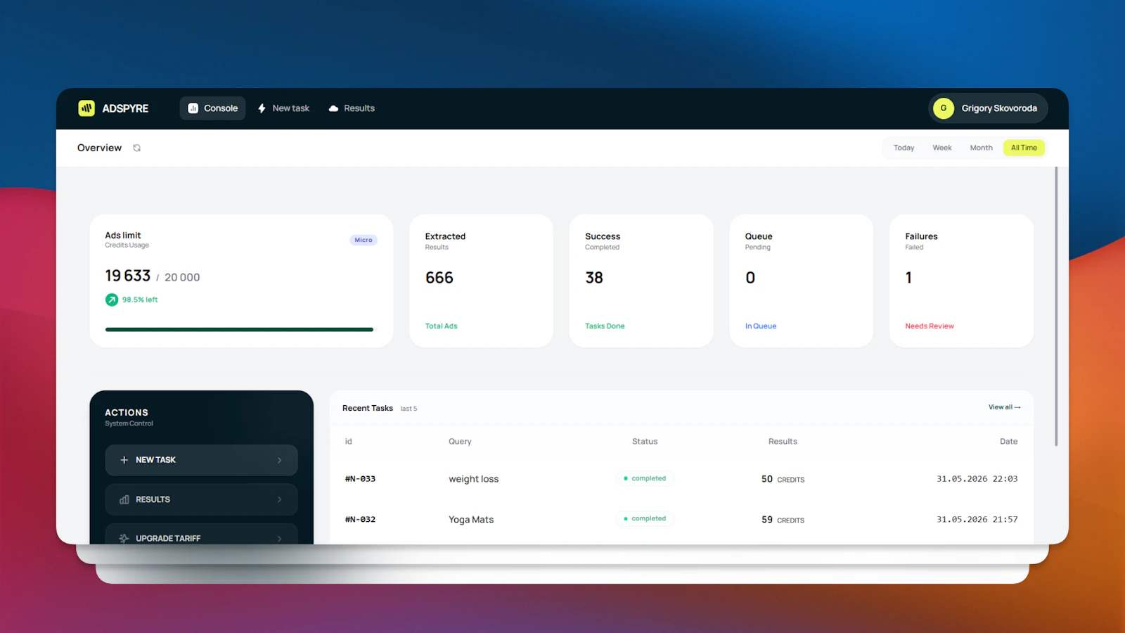 Adspyre screenshot 3
