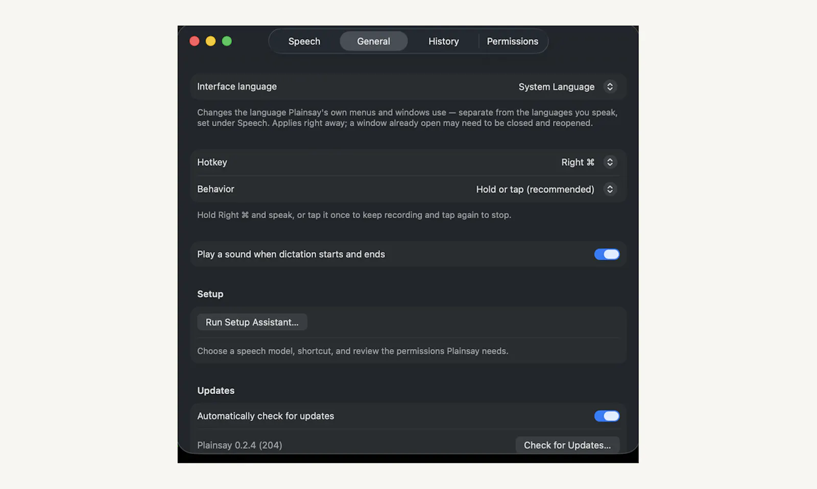 Plainsay screenshot 3