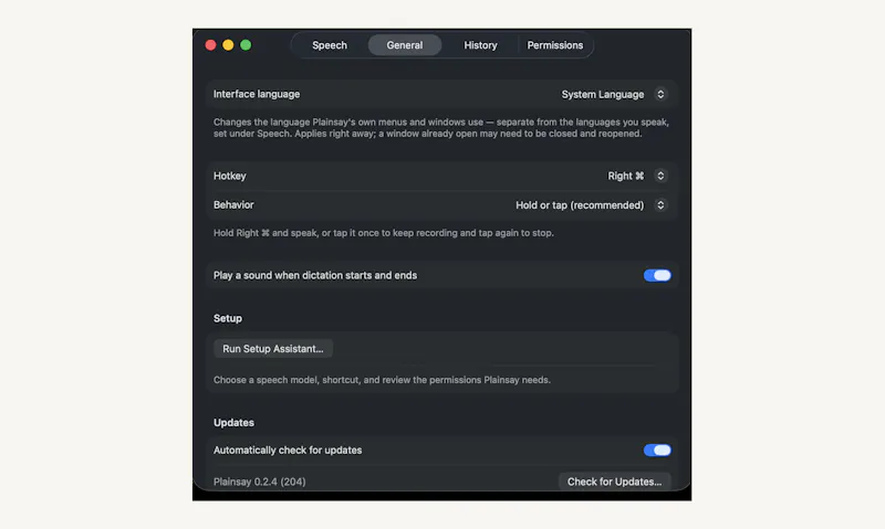 Plainsay screenshot 3