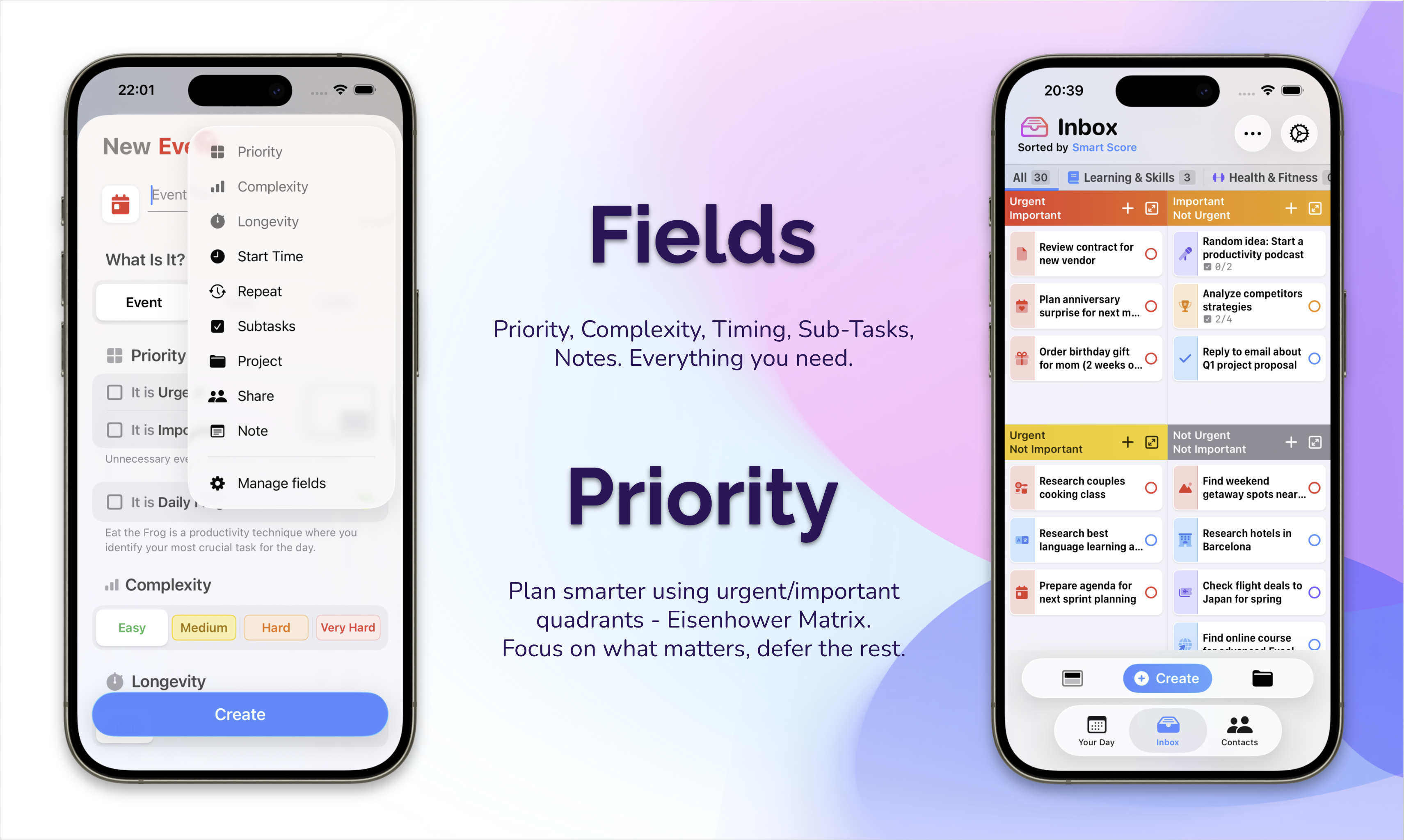 Smarter Day (iOS) - Screenshot 4 showing product features and functionality