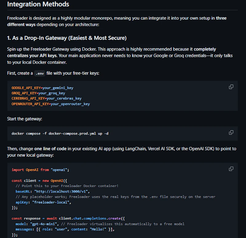 Freeloader screenshot 1