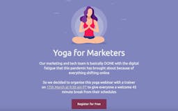 Yoga for Marketers media 1