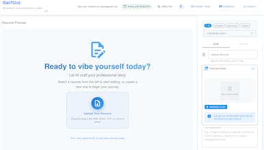 SelfDot- AI Resume Vibe Tool gallery image