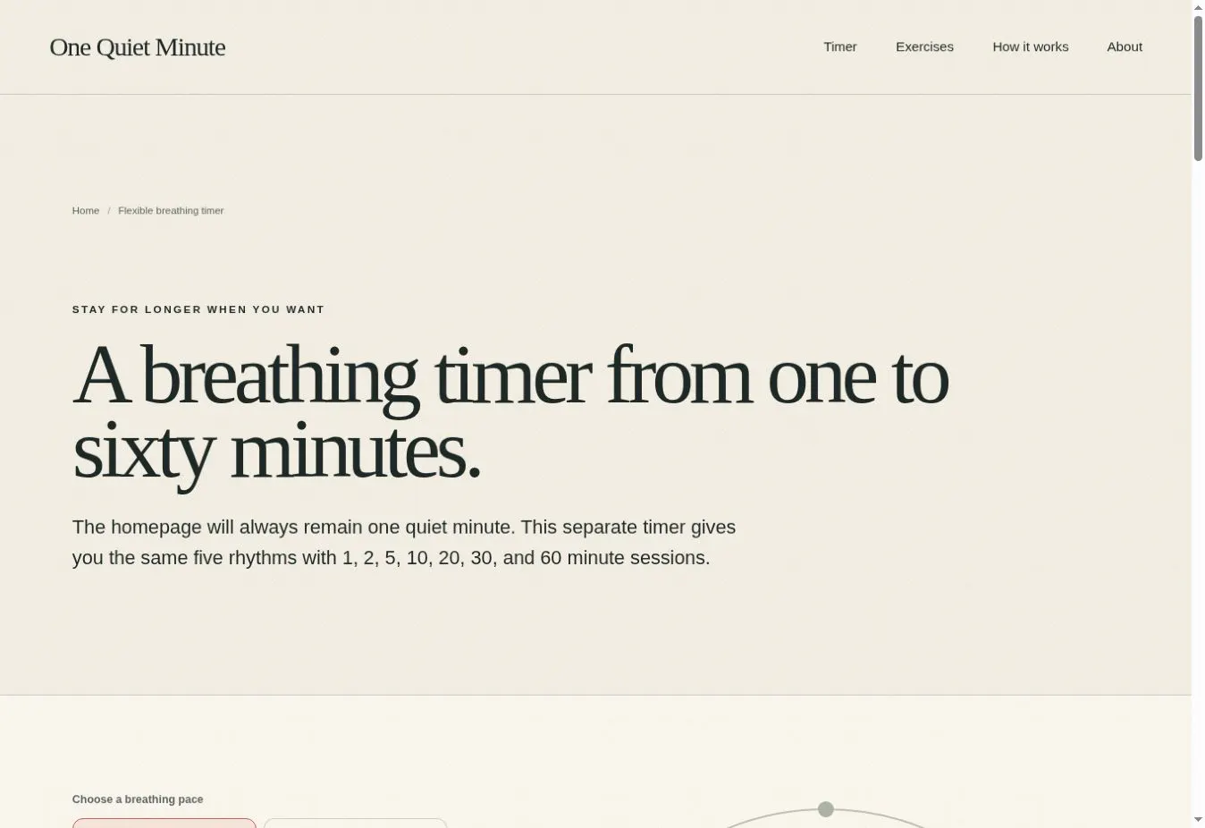 One Quiet Minute gallery image