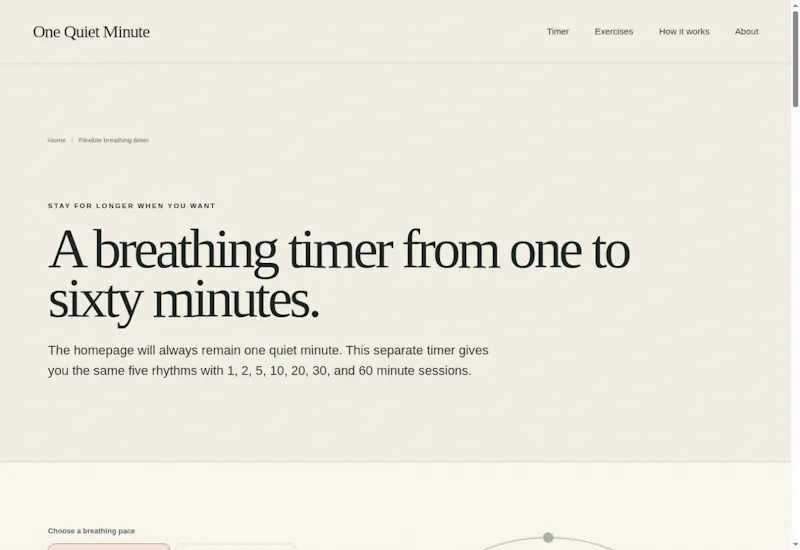 One Quiet Minute screenshot 3