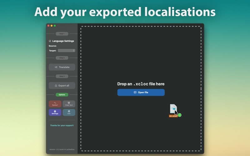 Word lokaal - Een macoS -lokalisatie -tool media 1