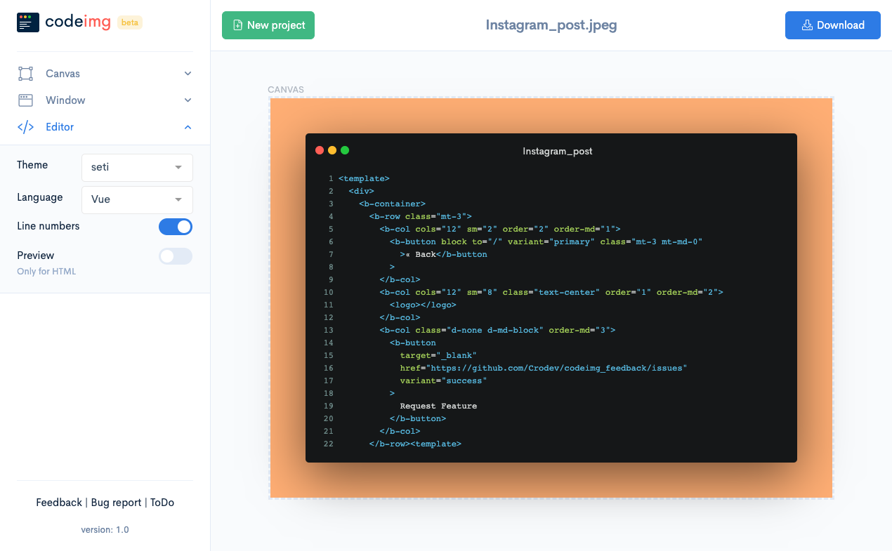 Codeimg.io Image
