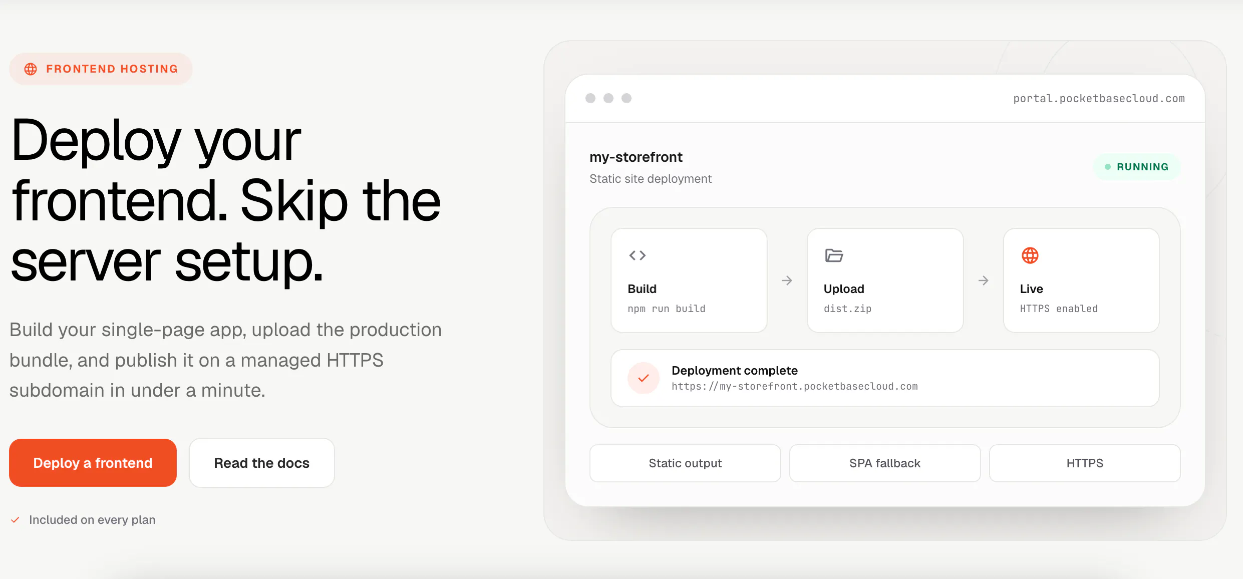 PocketBase Cloud gallery image