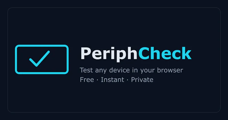 PeriphCheck screenshot 1