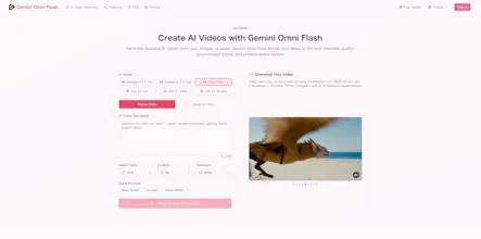 Gemini Omni Flash Video Generator gallery image