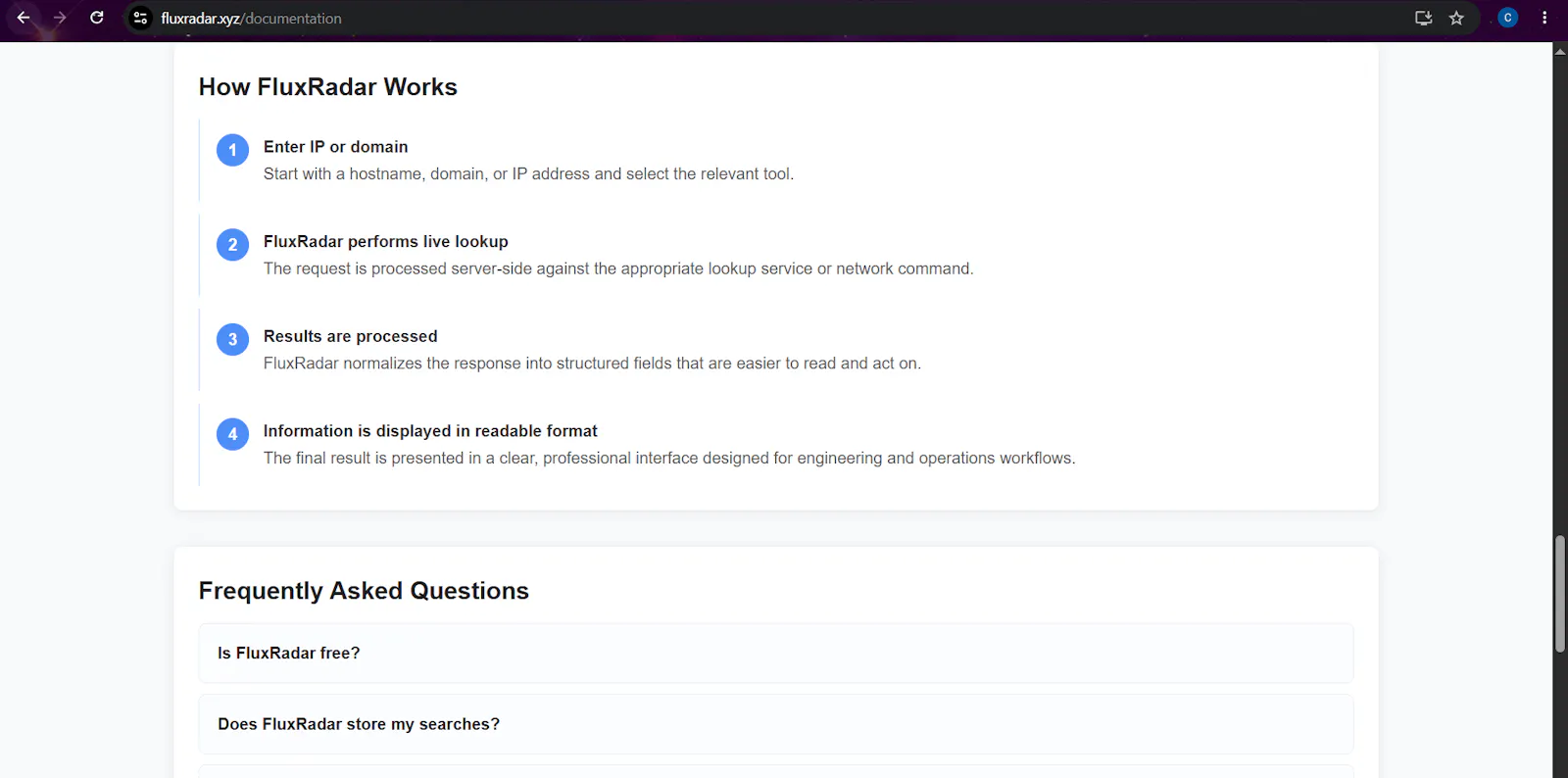FluxRadar screenshot 3