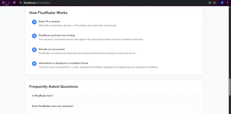 FluxRadar screenshot 3
