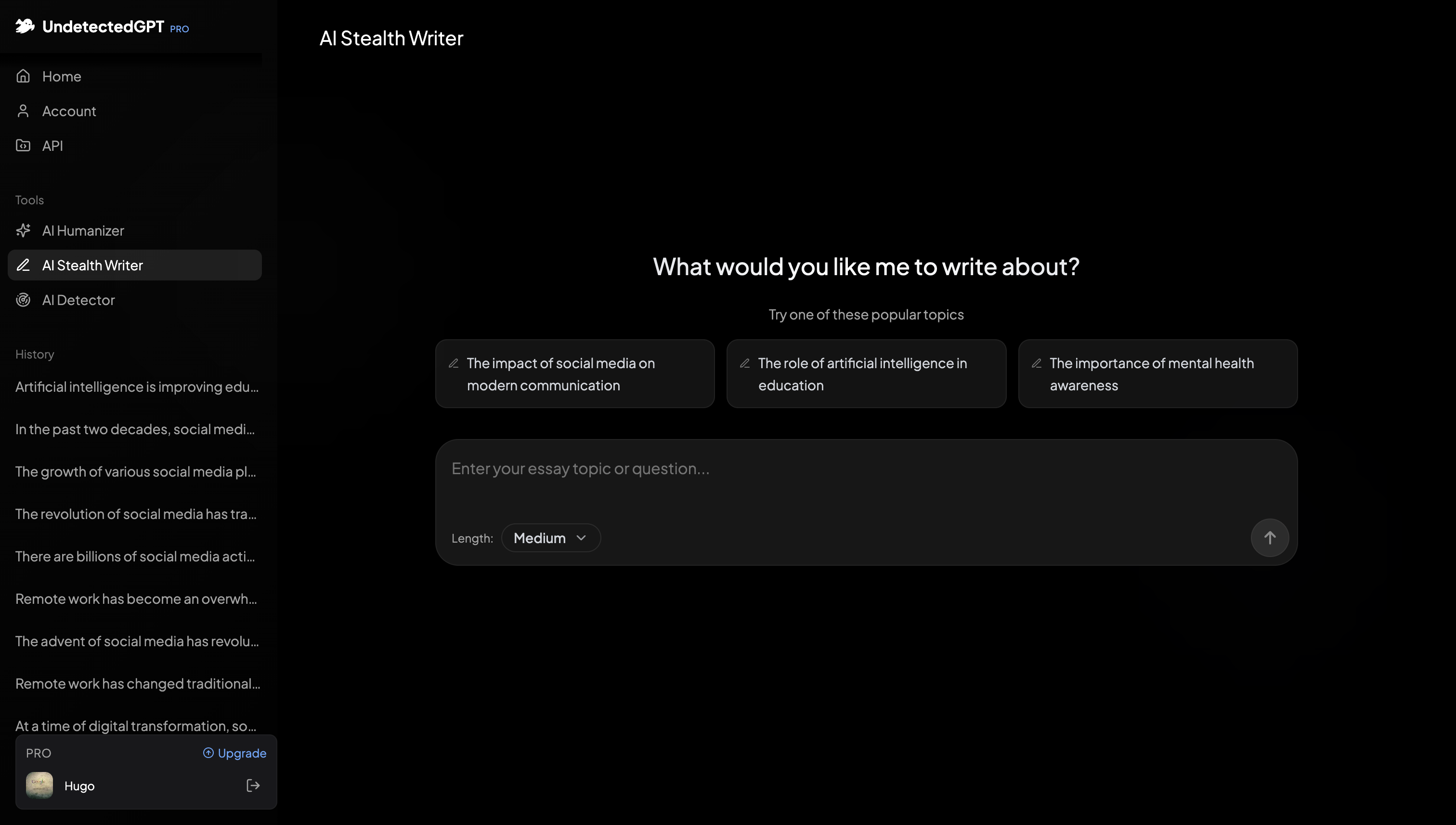 UndetectedGPT - Screenshot 4 preview