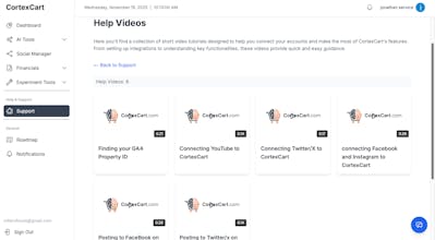 Cortexcart Insight Dashboard Beta 0.9.6 gallery image