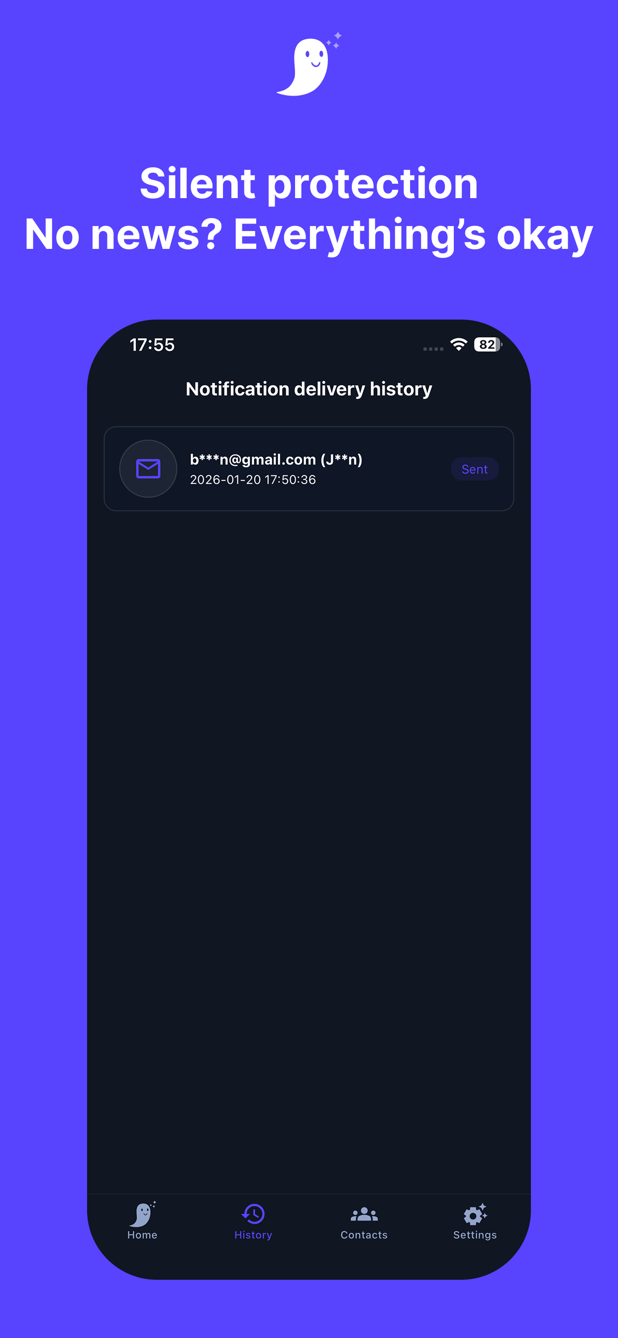 AliveNow? - Screenshot 2 showing product features and functionality