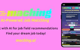 maching.ai - AI-Powered Job Matching media 1
