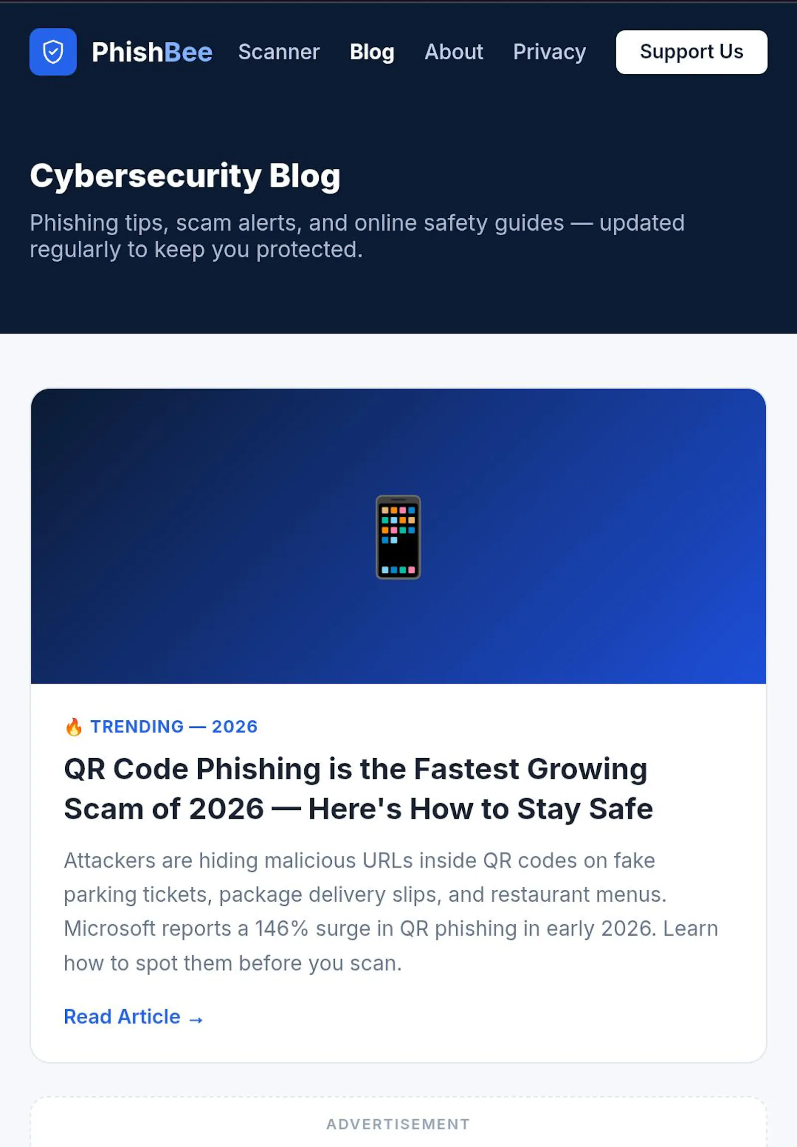 PhishBee — Whatsapp Scam and Url checker screenshot 1