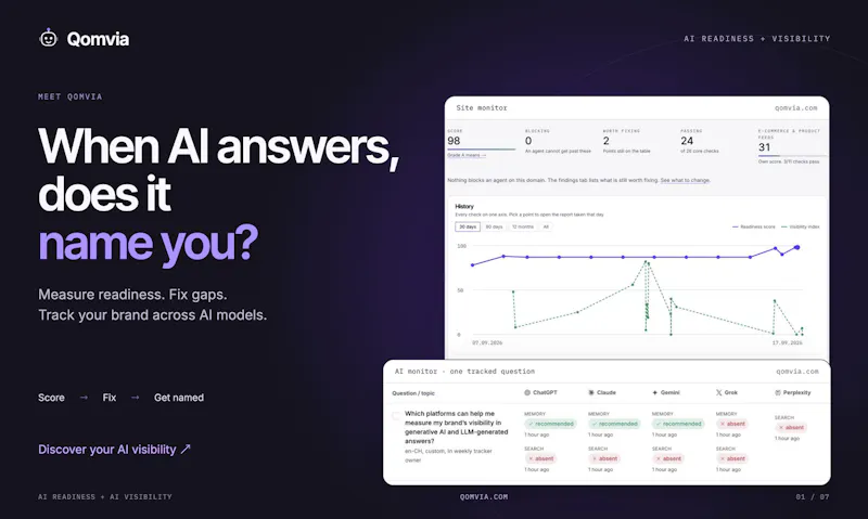 Qomvia screenshot 2