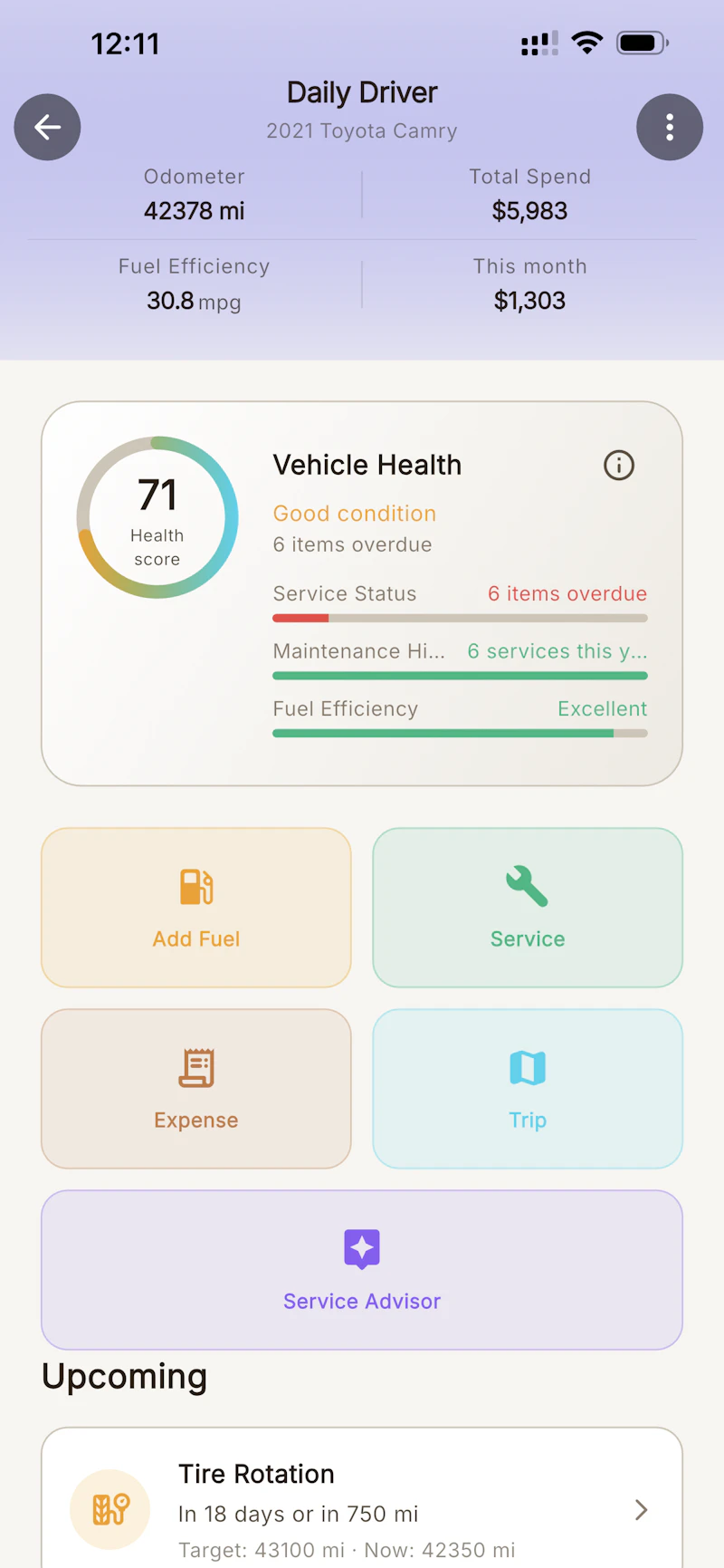 VehIQ: screenshot 2