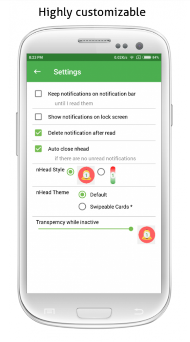 nBubble - Notifications in bubble gallery image