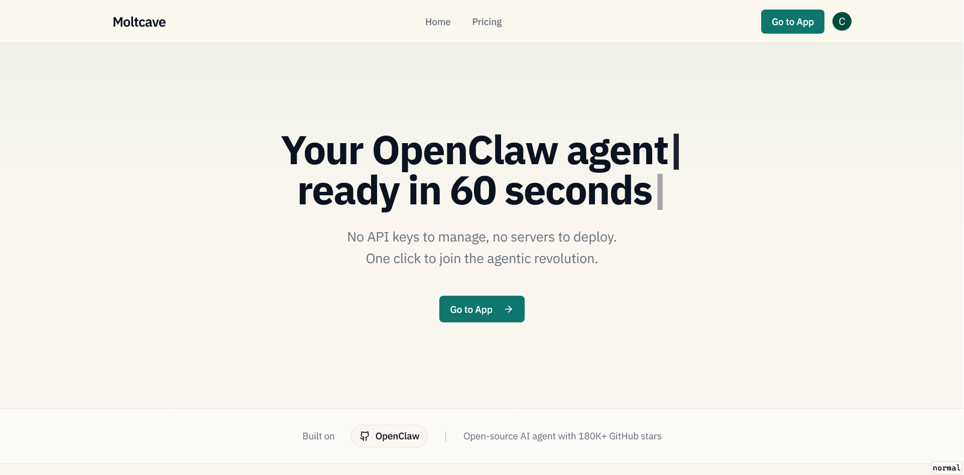 Moltcave - Main product screenshot demonstrating key features and user interface