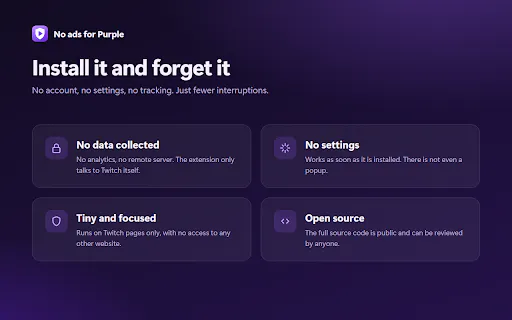No ads for Purple gallery image