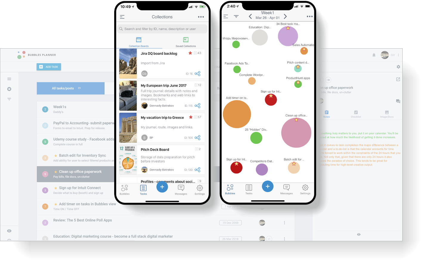 Bubbles Planner Tasks, Projects & Collections gallery image