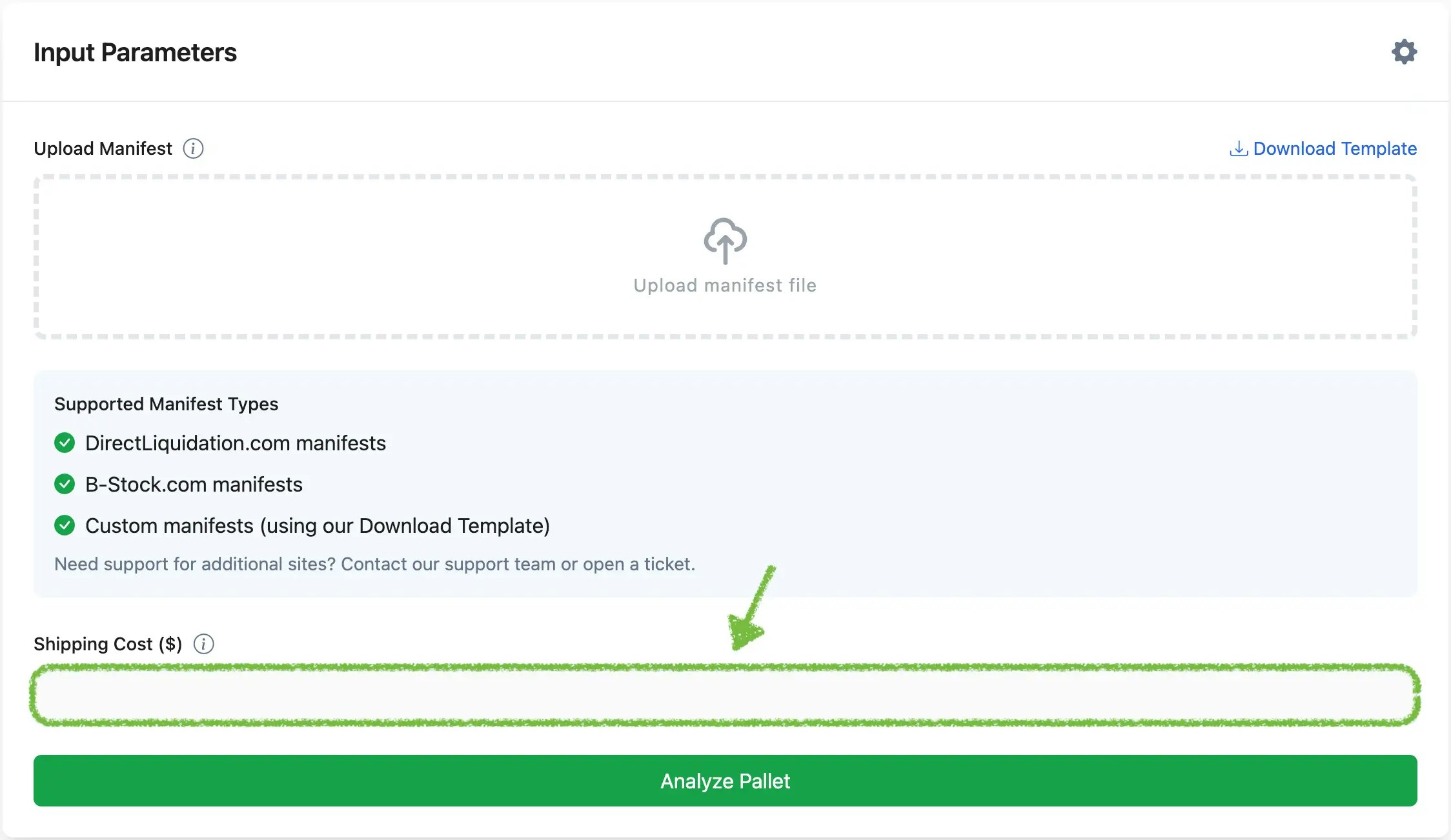 Mídia 3 de Pallets Analyzer Pro - Analisador de manifesto e calculadora de lucro