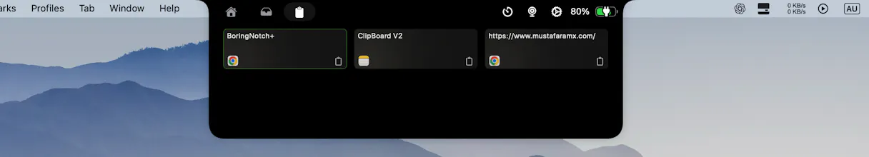 BoringNotch+: Mac Notch Productivity Hub gallery image
