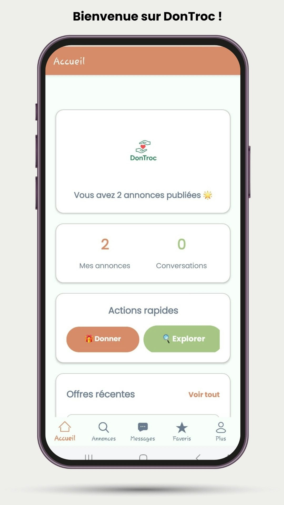 DonTroc - Screenshot 2 showing product features and functionality