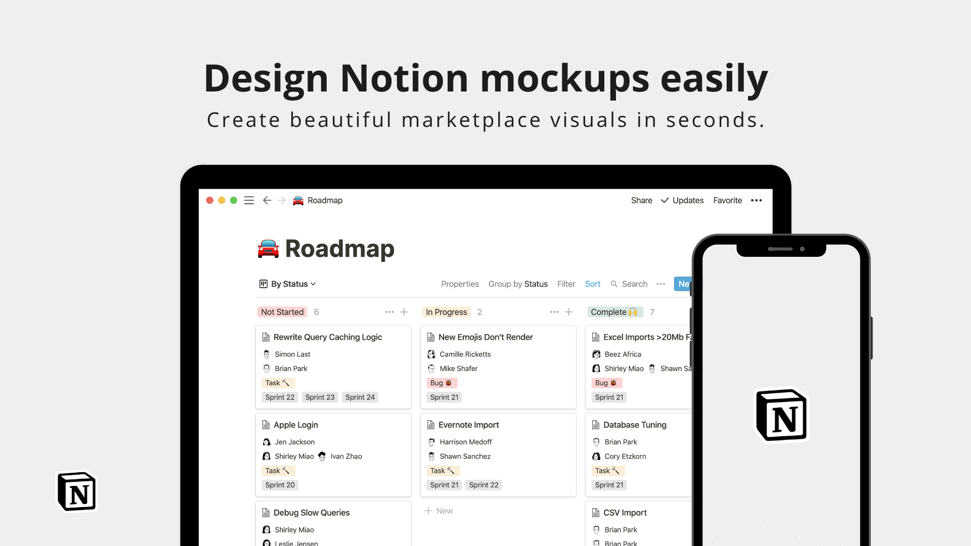 Canva Templates for Notion Mockups gallery image