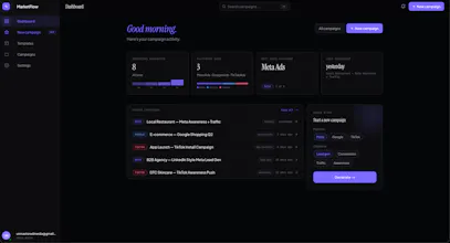 MarketFlow ā AI Campaign Co-pilot gallery image