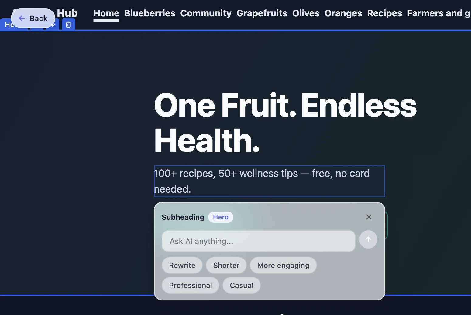 Avocado screenshot 2