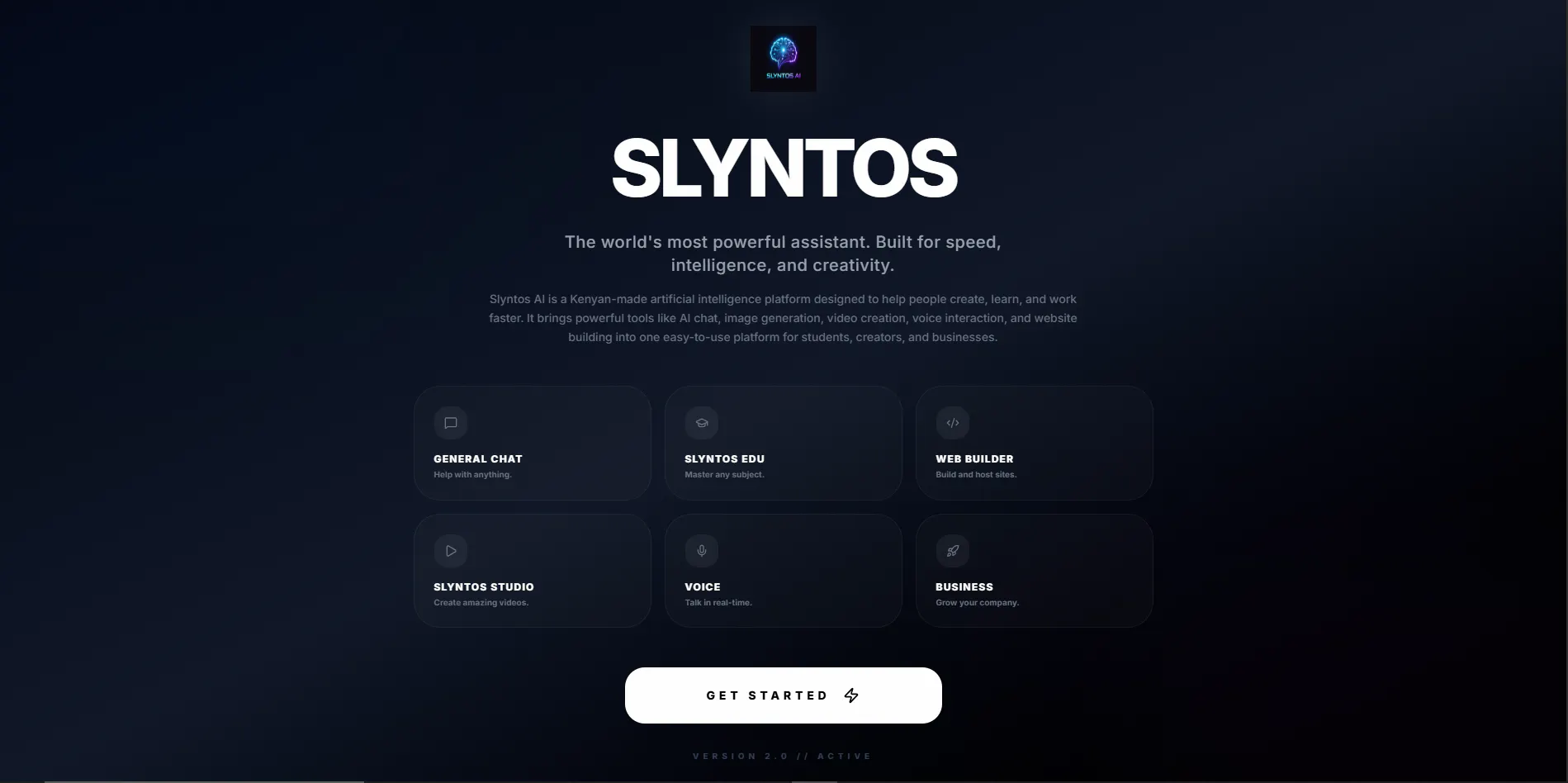 Slyntos AI 제품 배너