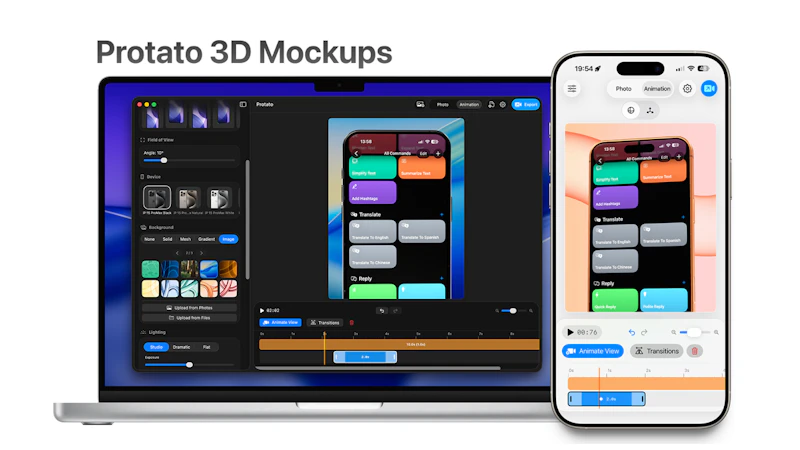 Protato 3D Mockup Generator screenshot 4