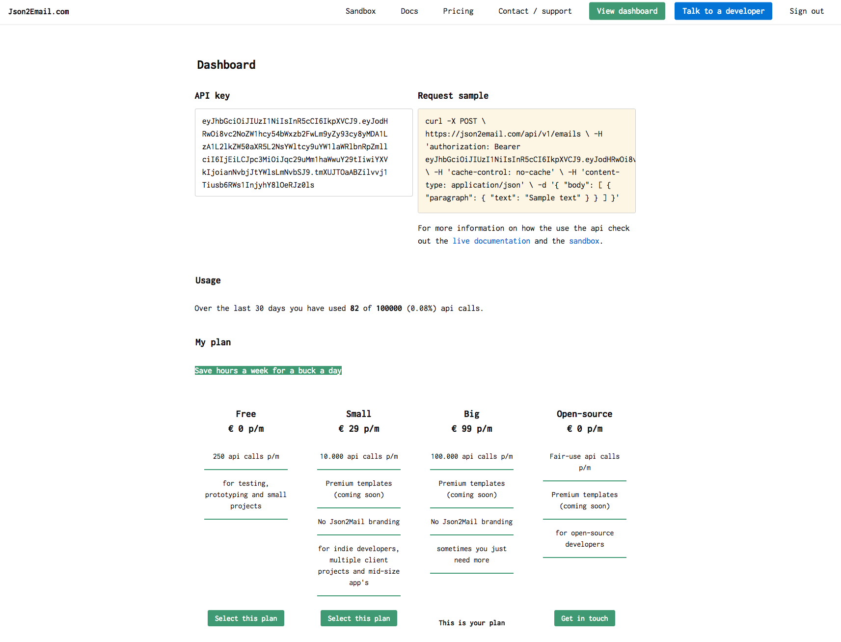 Json2Email. A simple html e-mail generation API. gallery image