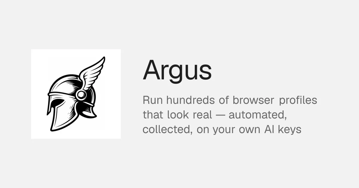 Argus Browser gallery image
