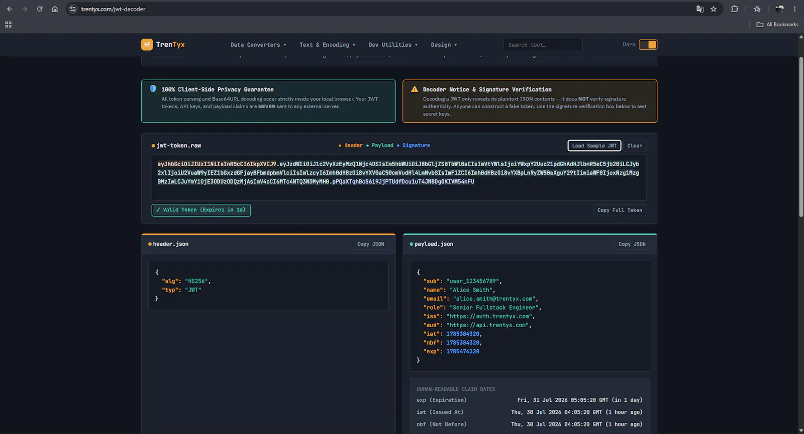 TrenTyx screenshot 2