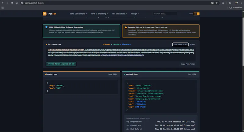 TrenTyx screenshot 2