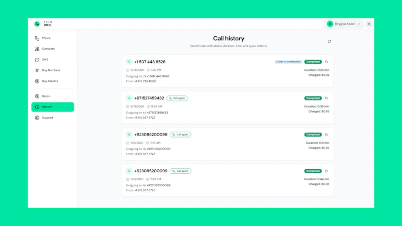 Ringvoo — Affordable Global Calling screenshot 6