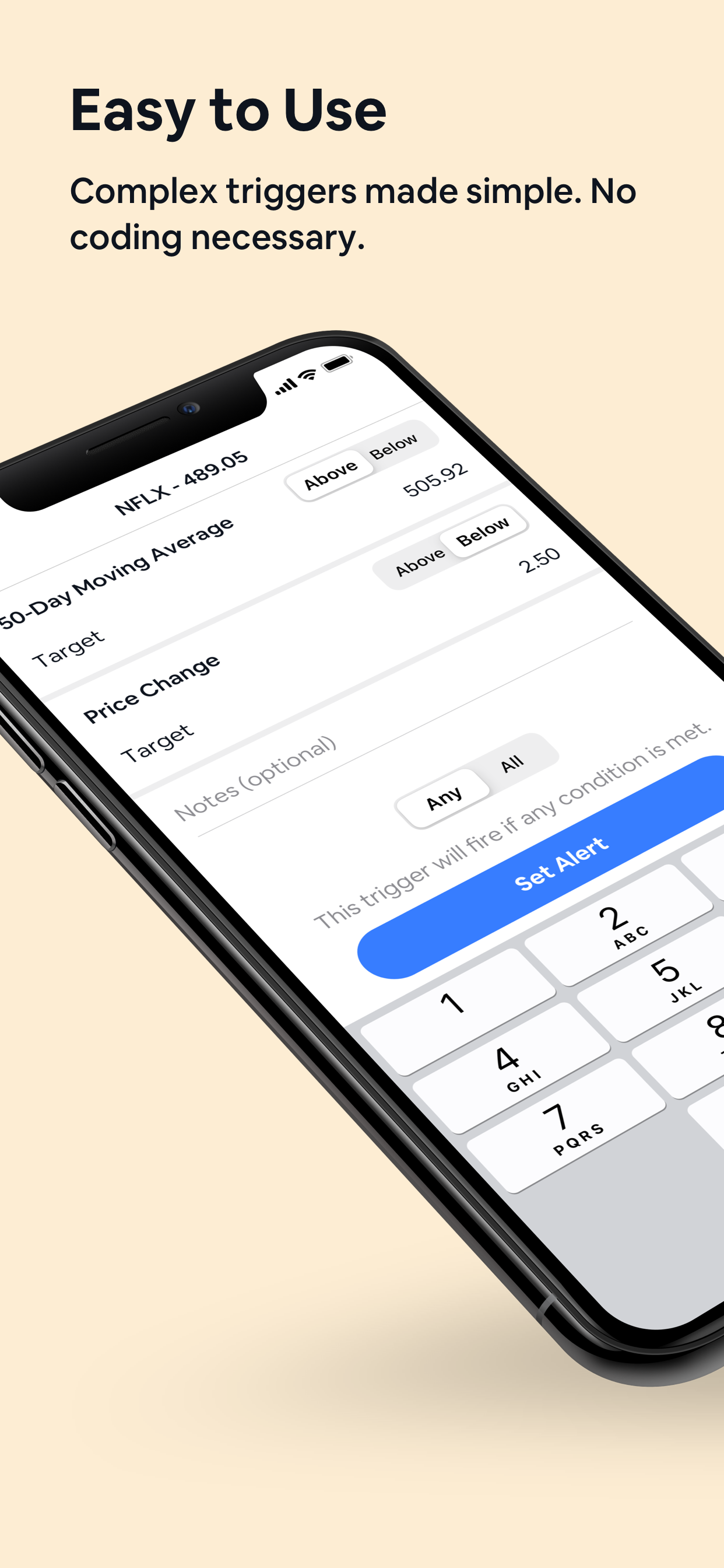 Real-Time Customizable Stock Alerts gallery image