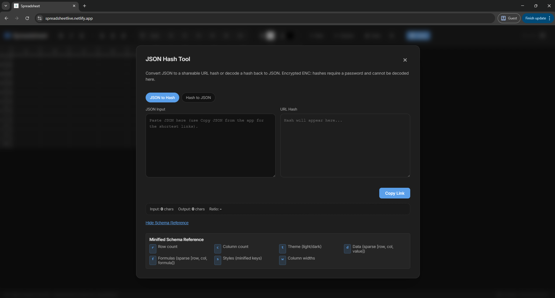 Spreadsheet gallery image