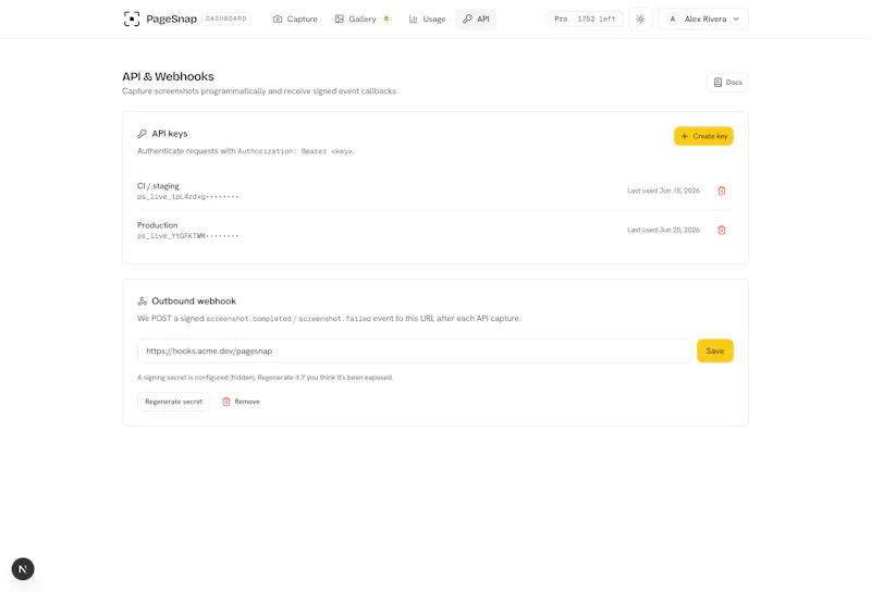 PageSnap screenshot 2