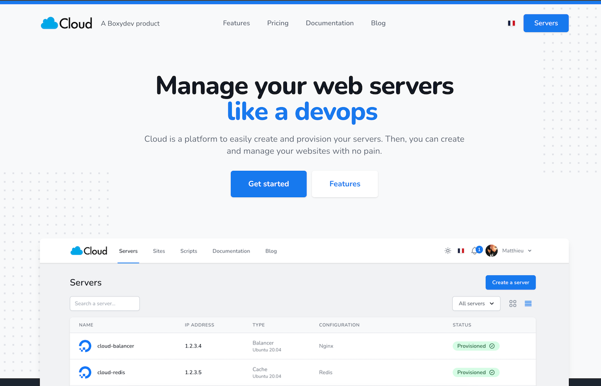 Nube de boxydev - Administración de servidores media 1