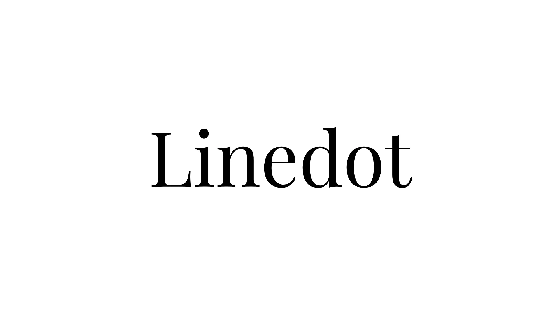Linedot 제품 배너