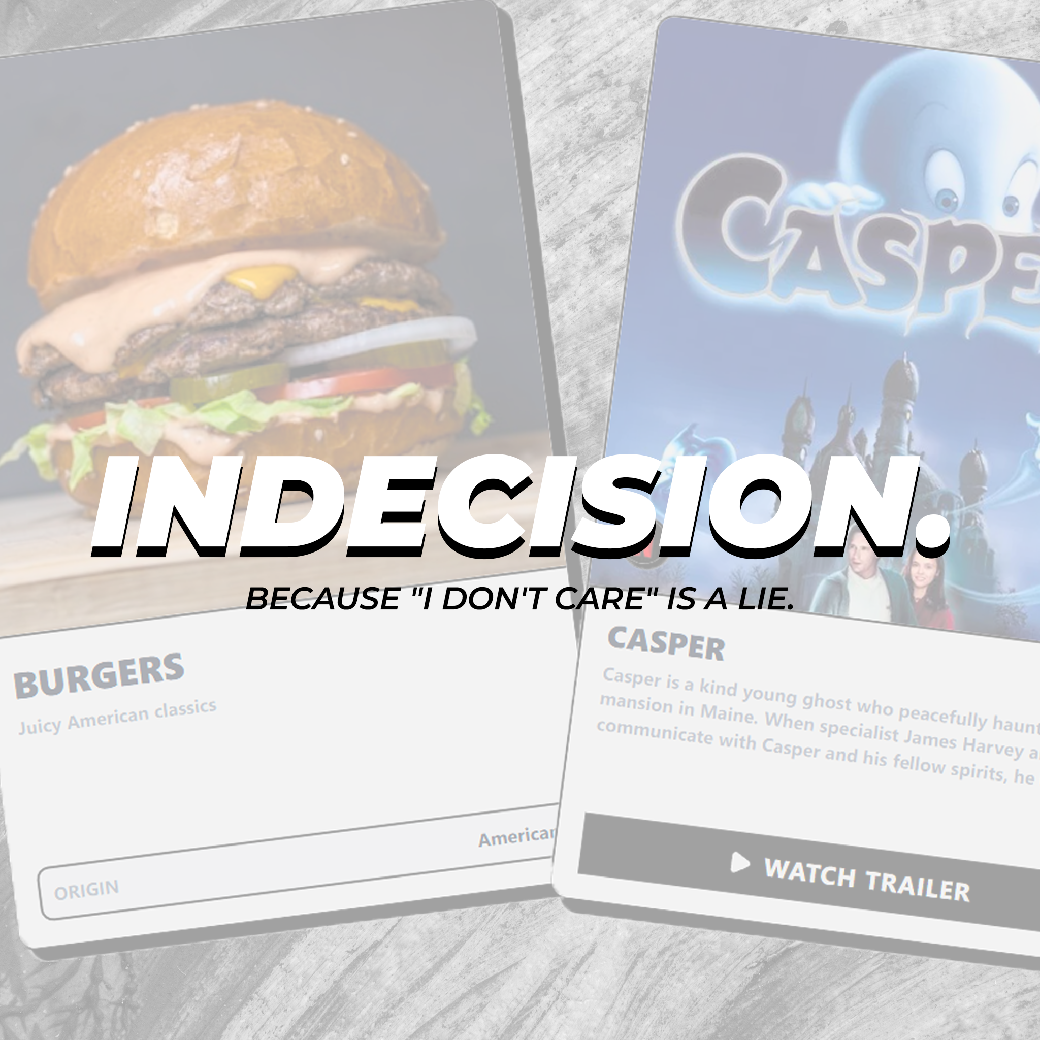 Indecision. - Product Hunt launch logo