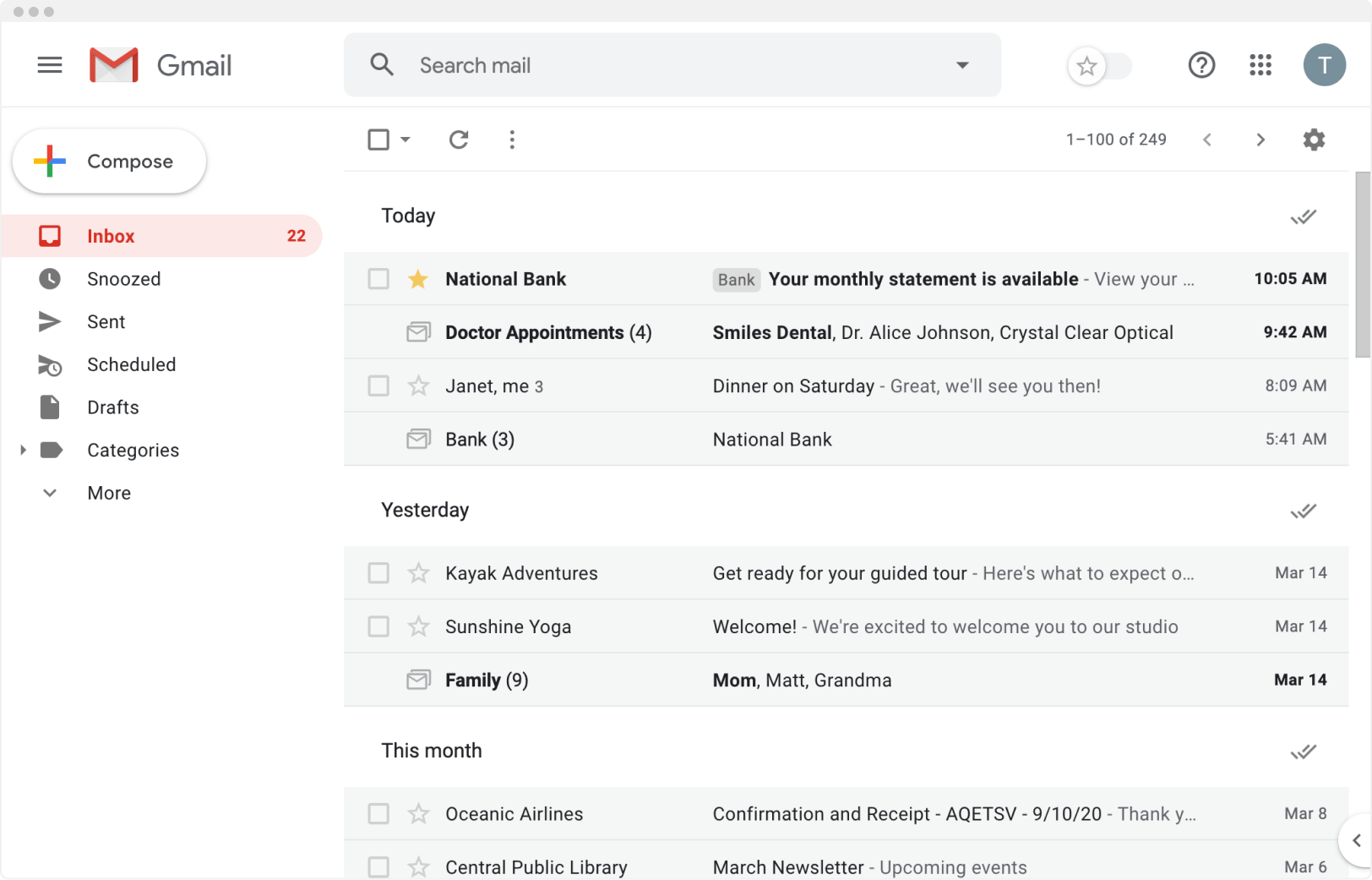 Bringing Google Inbox bundles to Gmail gallery image